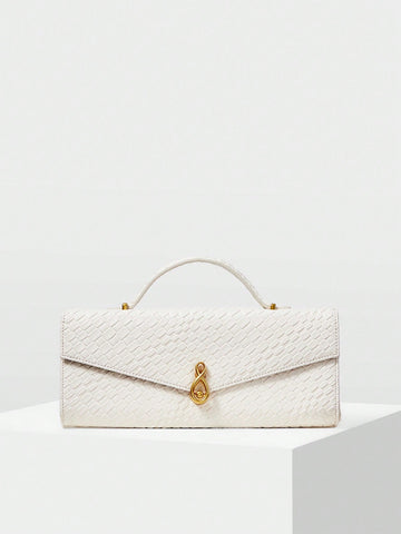 MOTF PREMIUM TEXTURED SQUARE TOP HANDLE BAG