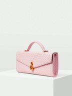 MOTF PREMIUM TEXTURED SQUARE TOP HANDLE BAG shein