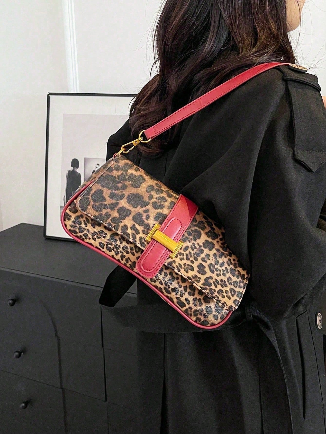 Cowboy Long Stick Handbag shein