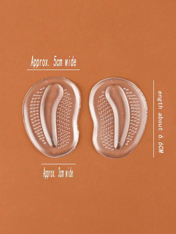 2 Pairs Of Granular Forefoot Protective Foot Silicone Insoles