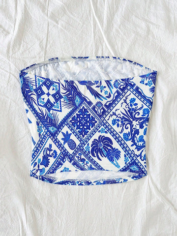 Women's Vacation Bandeau Top
