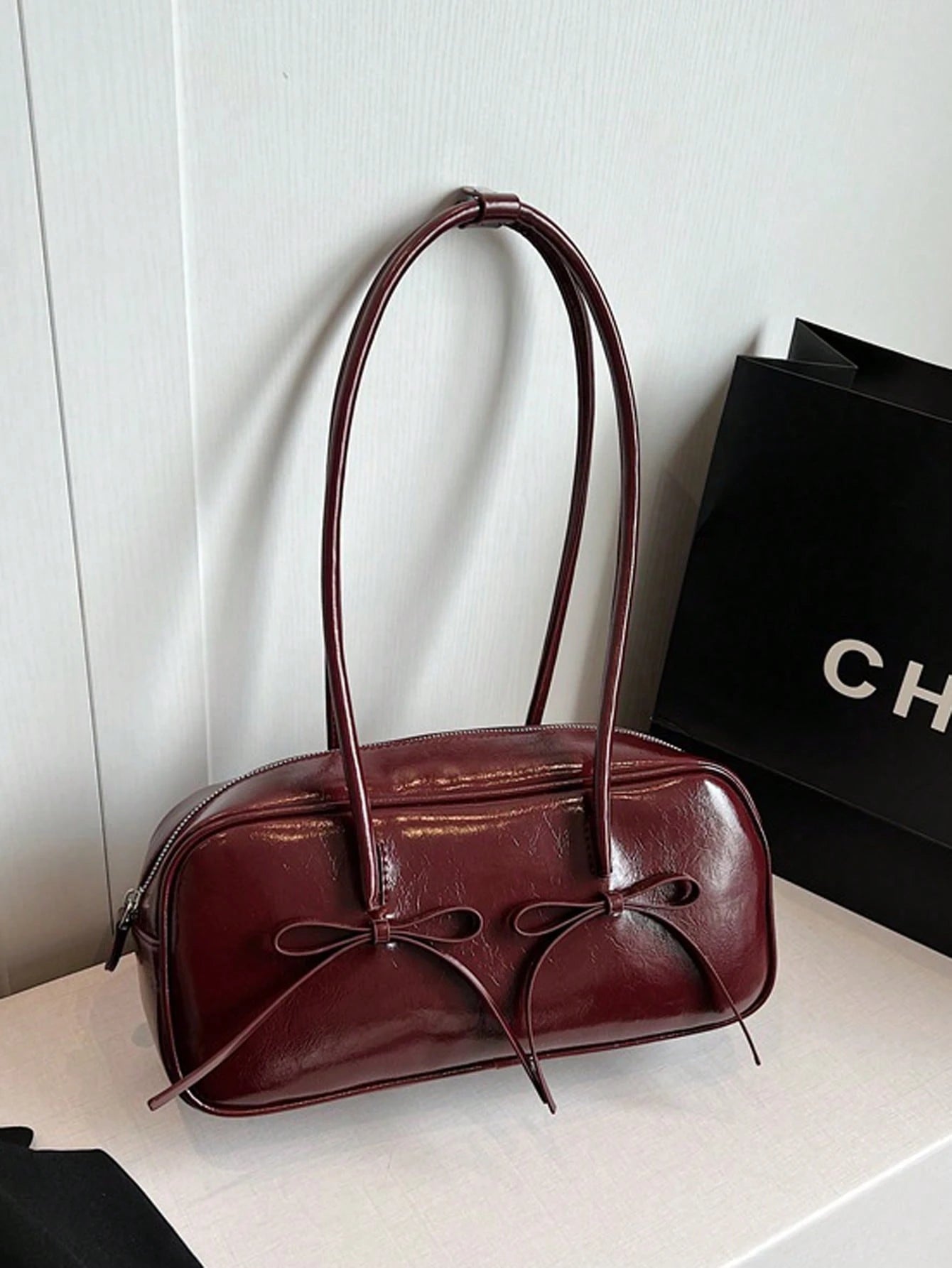 Women Armpit Bag New Fashion Tote Bag With Large Capacity And Multiple Pockets shein