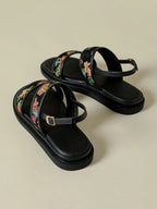 Women's Thick-Sole Strap Buckle Sandals shein
