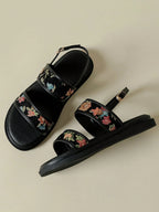 Women's Thick-Sole Strap Buckle Sandals shein