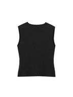 INDEFEIR New European And American Style Women Knitted Vest And Spliced Dress shein