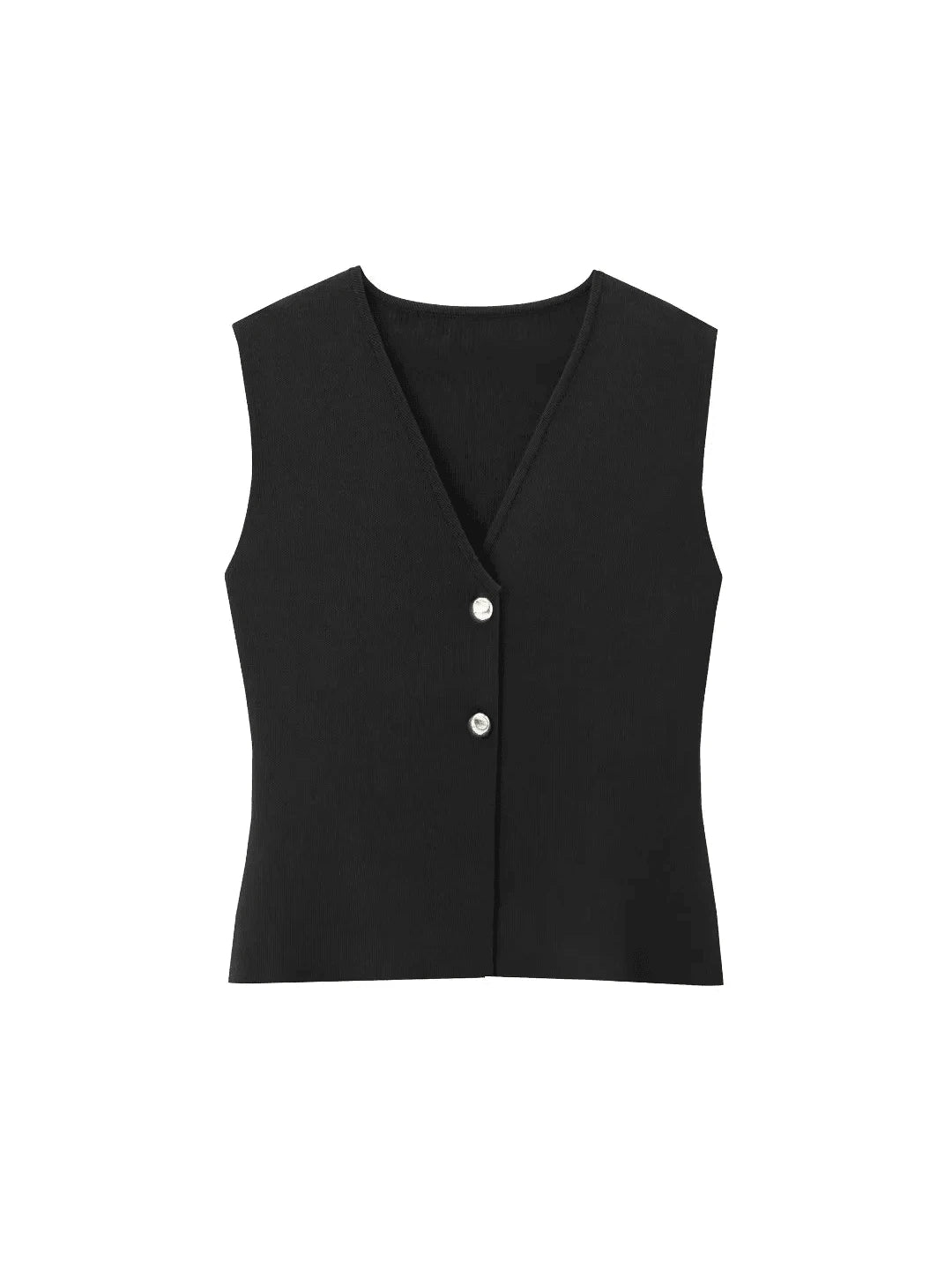 INDEFEIR New European And American Style Women Knitted Vest And Spliced Dress shein