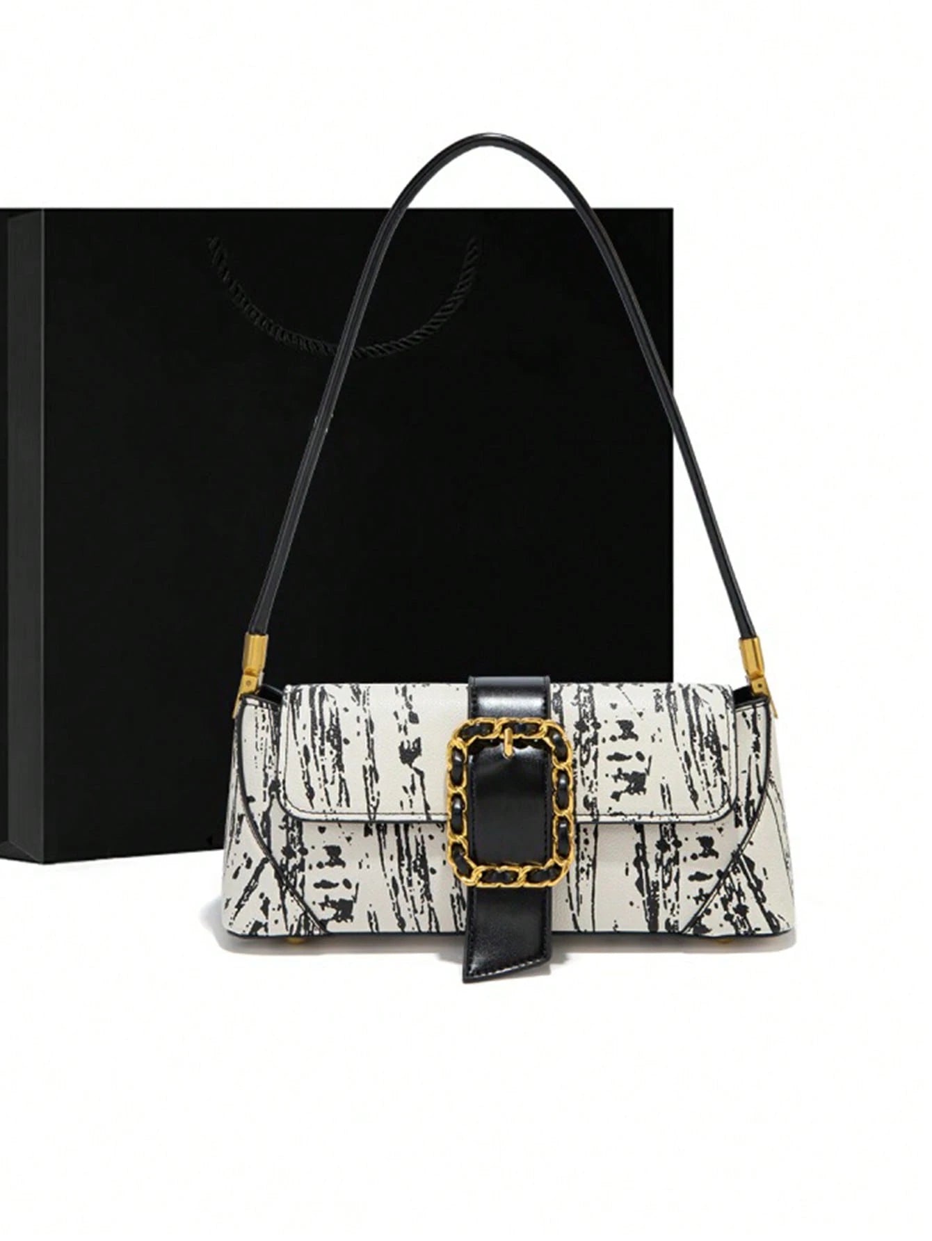 Fashionable Casual Underarm Qualitative Handbag shein