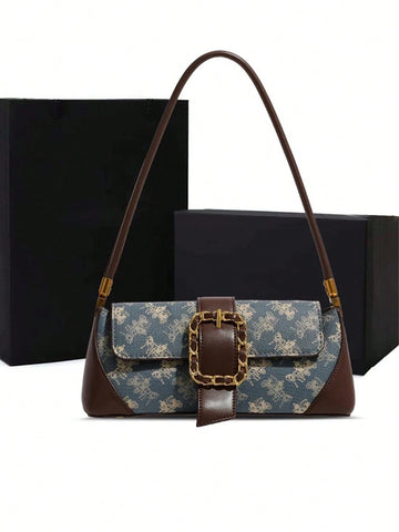 Fashionable Casual Underarm Qualitative Handbag