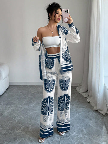 Elegant Casual Daily 2 Pieces Set For Women