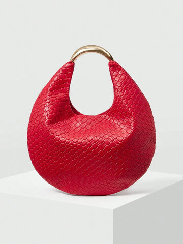MOTF PREMIUM PU LEATHER EMBOSSED TOP HANDLE BAG