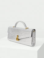MOTF PREMIUM TEXTURED SQUARE TOP HANDLE BAG shein