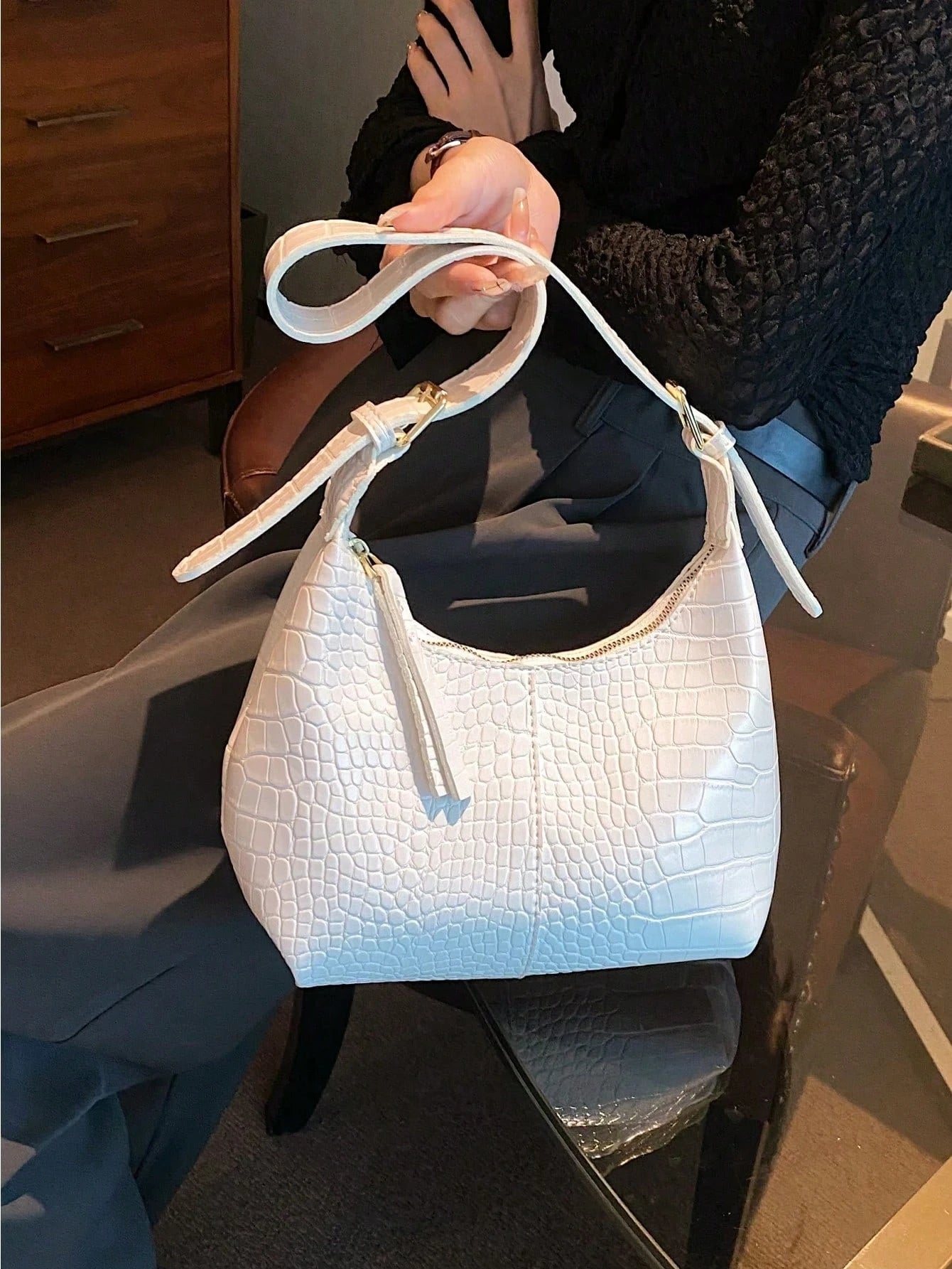Women Underarm Crossbody Bag shein