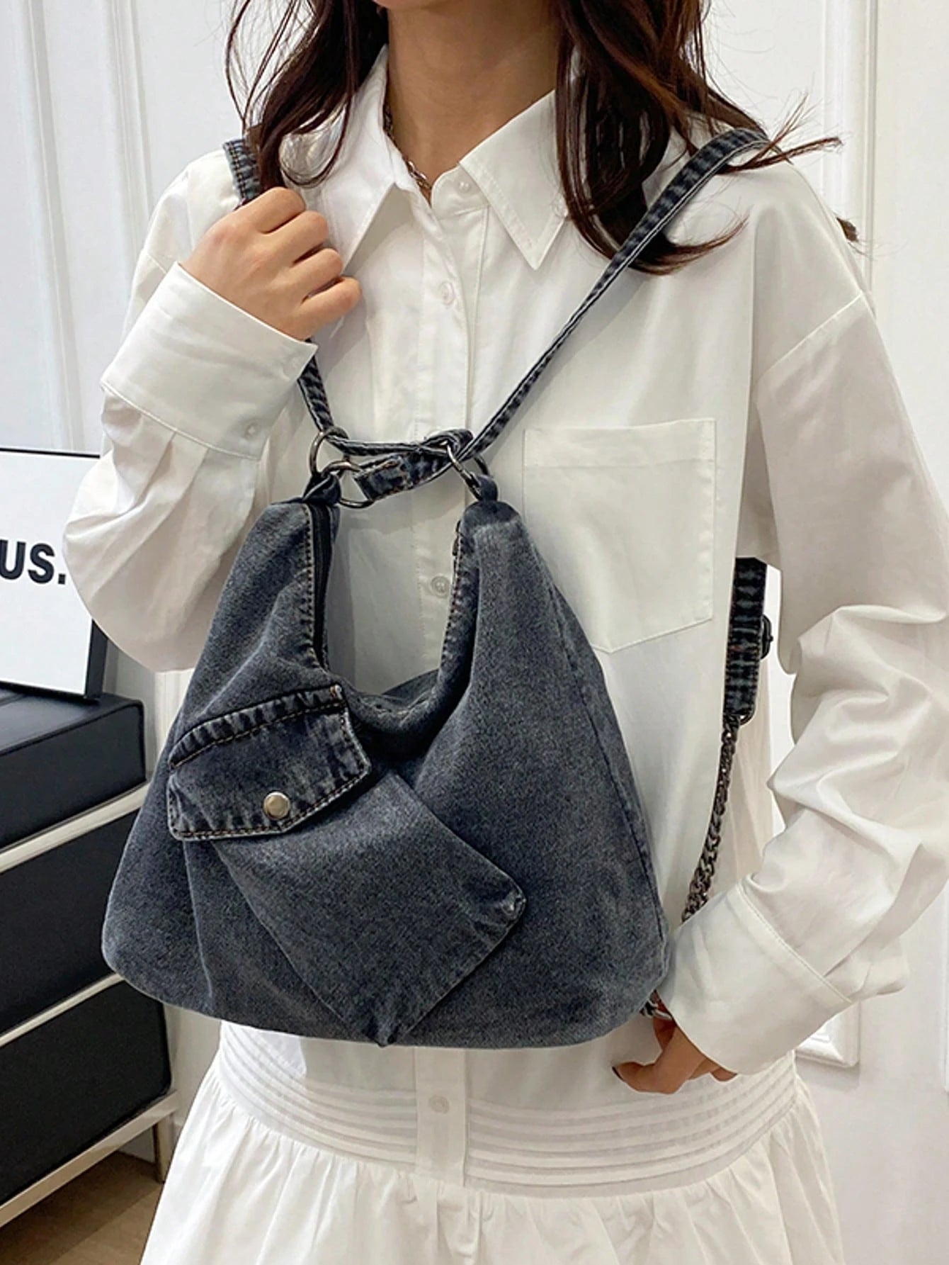 Multifunctional Tote Bag shein