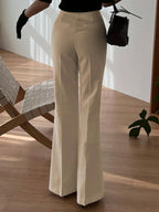 Strévra Women's Slim Flare Leg Pants shein