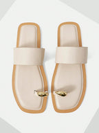 MOTF PREMIUM CASUAL COMFORTABLE SLIP-ON WOMEN'S FLAT SANDALS shein