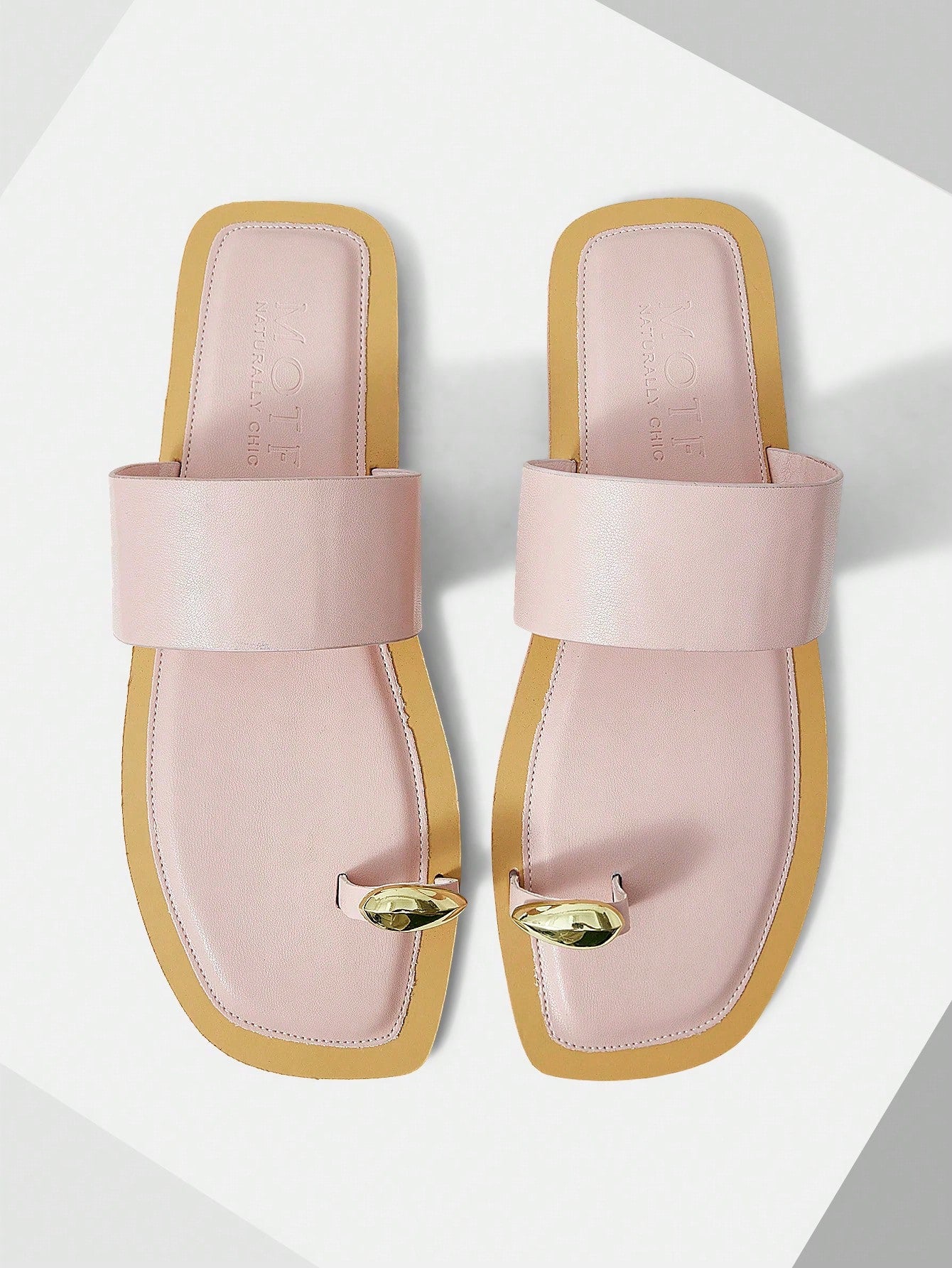 MOTF PREMIUM CASUAL COMFORTABLE SLIP-ON WOMEN'S FLAT SANDALS shein