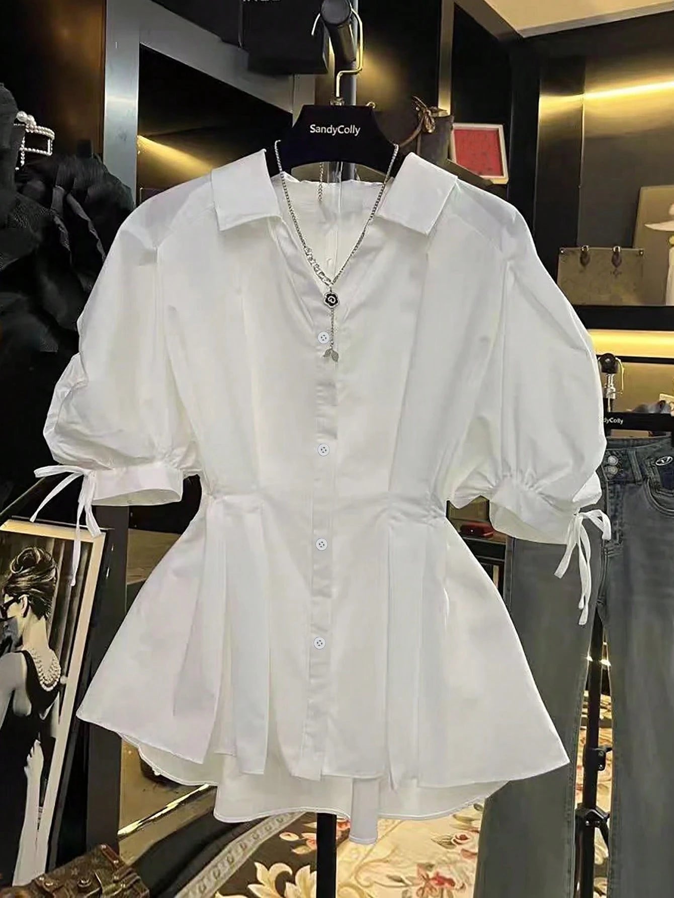 Rafferiza Elegant Short Sleeve Shirt