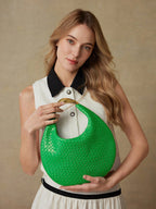 MOTF PREMIUM PU LEATHER EMBOSSED TOP HANDLE BAG shein