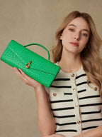 MOTF PREMIUM TEXTURED SQUARE TOP HANDLE BAG shein
