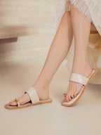 MOTF PREMIUM CASUAL COMFORTABLE SLIP-ON WOMEN'S FLAT SANDALS shein
