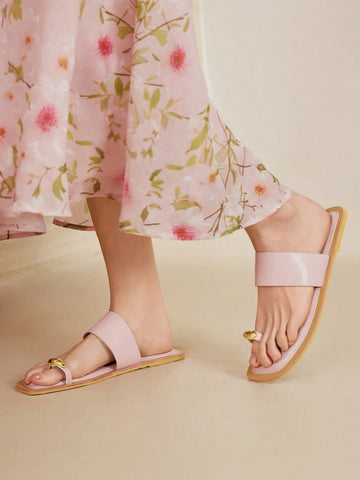 MOTF PREMIUM CASUAL COMFORTABLE SLIP-ON WOMEN'S FLAT SANDALS