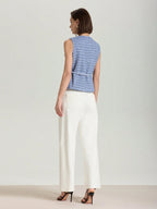 Casual Waistcoat Jacket With Belt