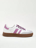 Women's 2 Stipes Gum Sole Sneakers shein