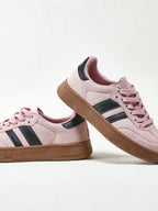 Women's 2 Stipes Gum Sole Sneakers shein