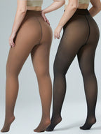 1 Pair Thick Warm Pantyhose shein