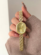 1 Piece Gold Simple Alloy Bracelet Women's Watch