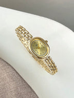 1 Piece Gold Simple Alloy Bracelet Women's Watch