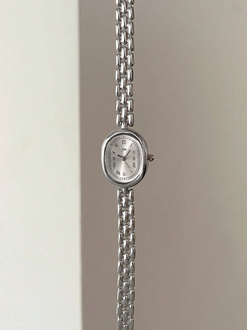 1 Piece Gold Simple Alloy Bracelet Women's Watch