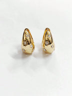 1pair Fashion Rhinestone Decor Earrings shein