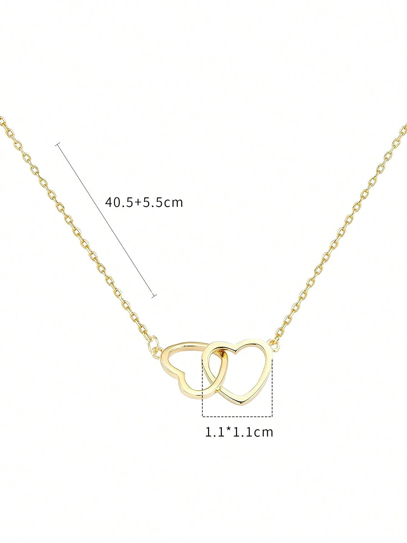 1pc Heart Shaped Necklace For Women shein