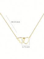 1pc Heart Shaped Necklace For Women shein