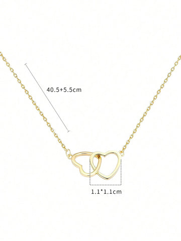 1pc Heart Shaped Necklace For Women shein