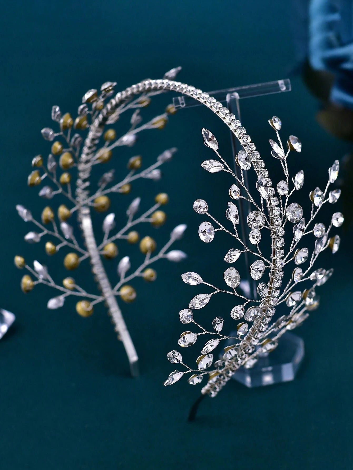 1pc Rhinestone Bridal Headband, Luxurious Wedding Hair Accessory shein