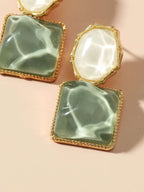 Square Drop Earrings shein