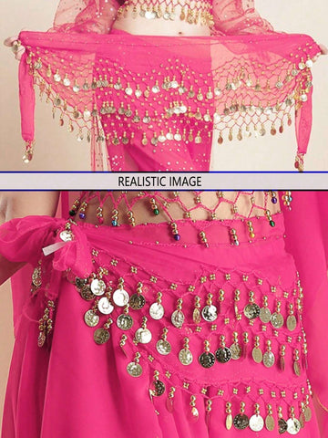 1pc Women's Belly Dance Waist Chain shein