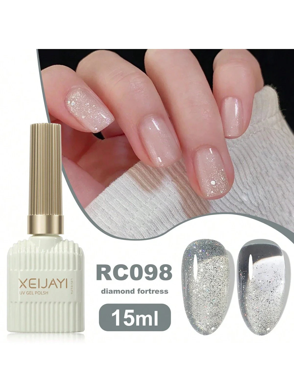1pc 15ML 24Colors Gel Nail Polish shein