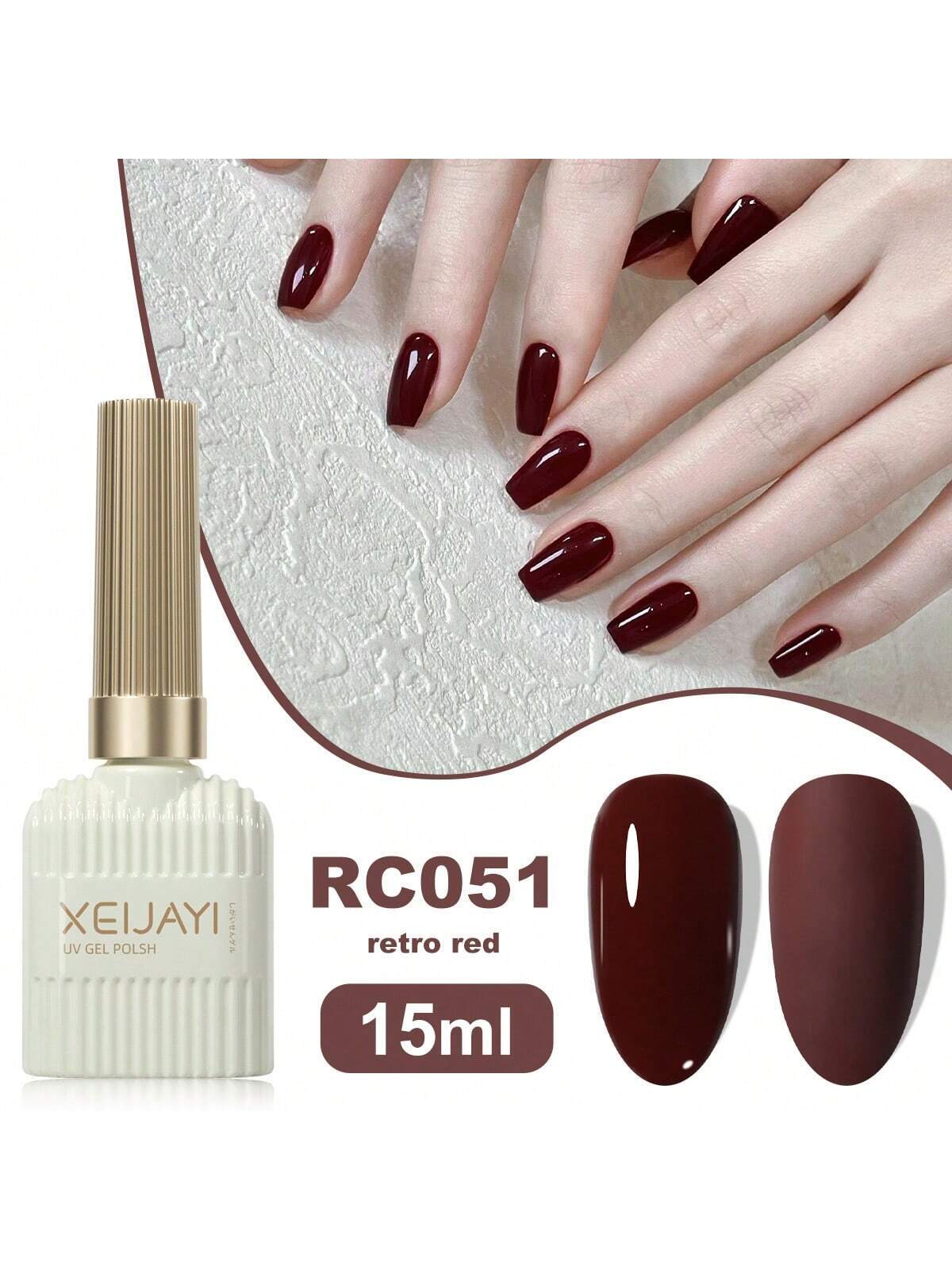 1pc 15ML 24Colors Gel Nail Polish shein