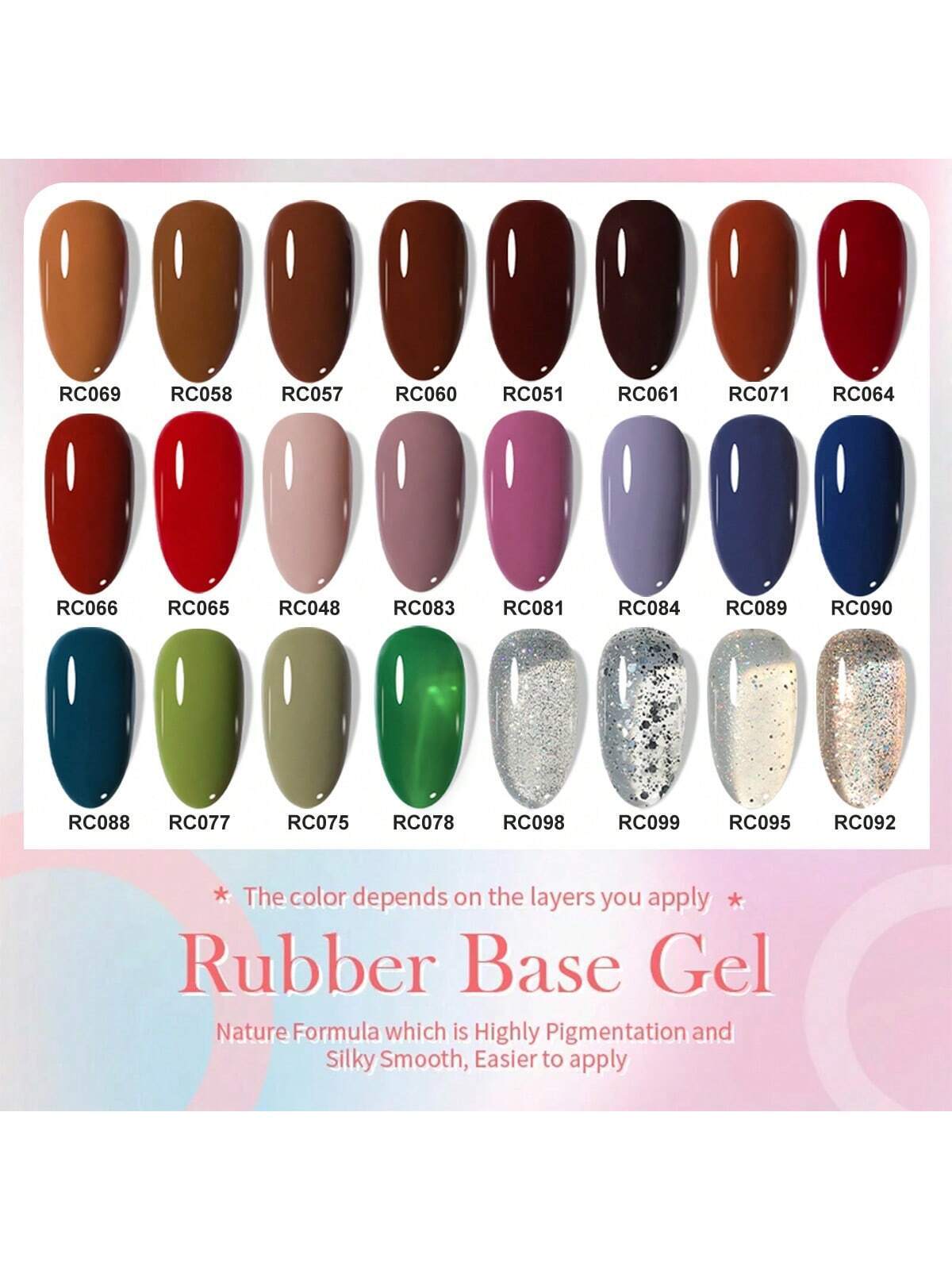 1pc 15ML 24Colors Gel Nail Polish shein