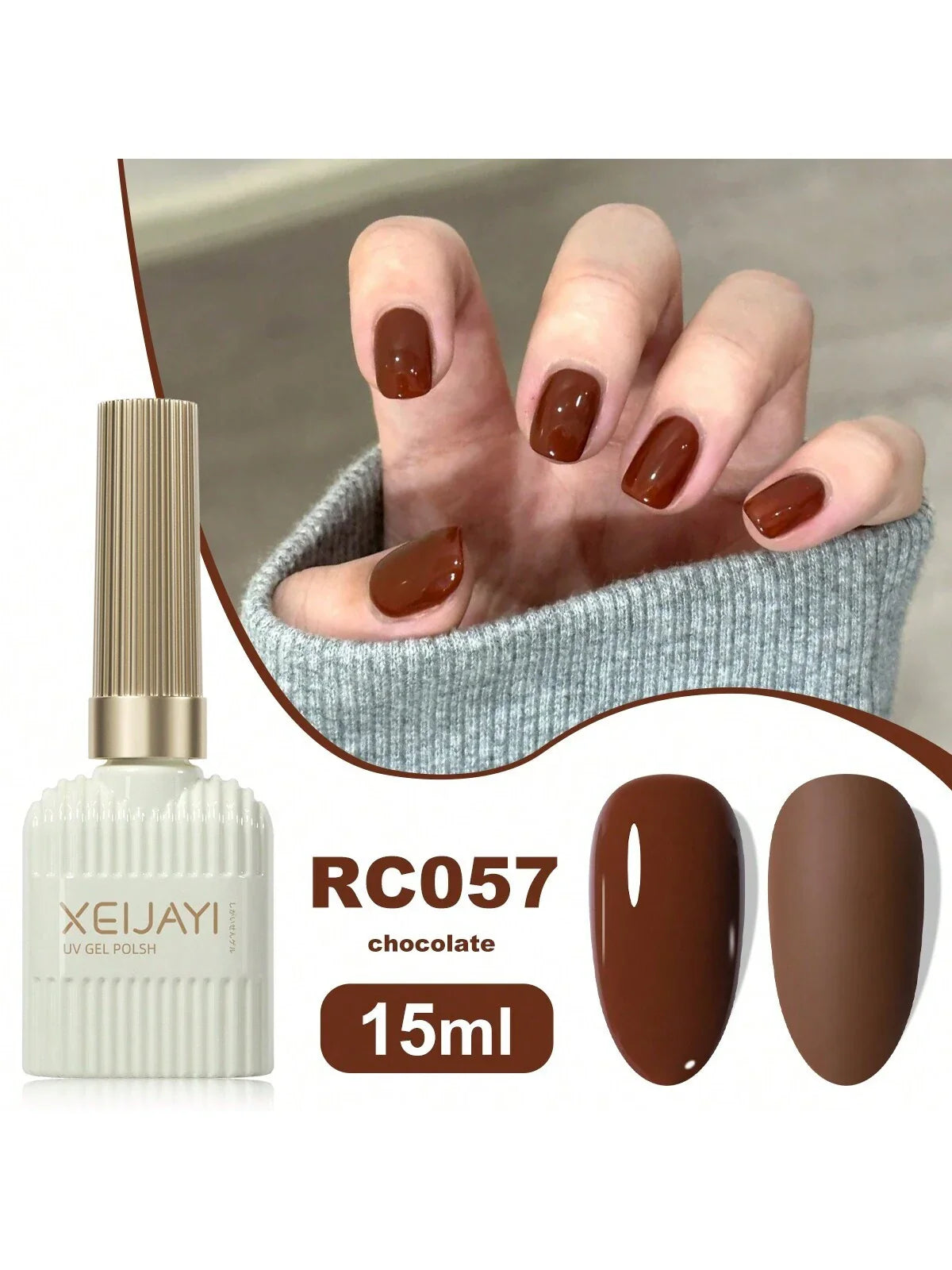 1pc 15ML 24Colors Gel Nail Polish shein
