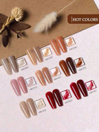 1pc 15Ml Iced Tea Nail Gel Polish shein
