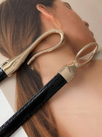 1pc Adjustable Women's Decorative Cinched Waist Stylish Versatile Dress Coat Hook Belt