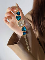 1pc New Casual Fashion Ladies' Bracelet Watch shein