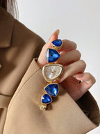 1pc New Casual Fashion Ladies' Bracelet Watch shein