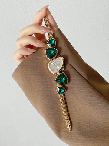 1pc New Casual Fashion Ladies' Bracelet Watch