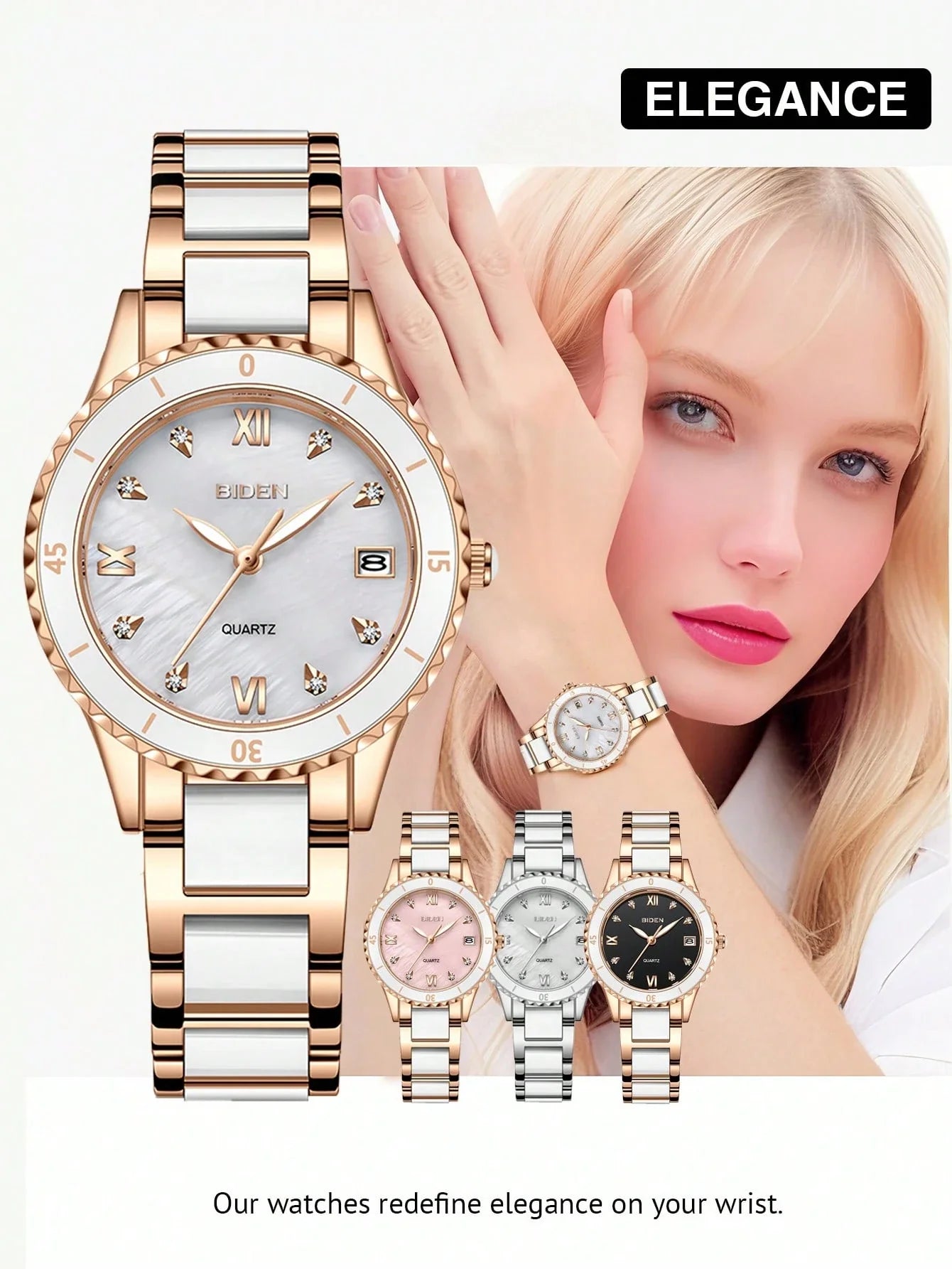 1pc Petite Vintage Luxury Women's Watch shein