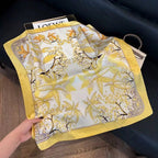 1pc Silk-Like Printed Neckerchief shein